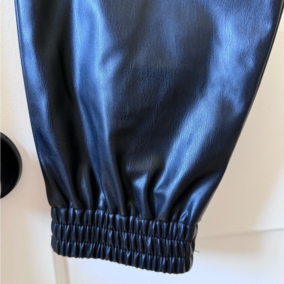 Zara* Faux Leather Joggers - Picture 3 of 6